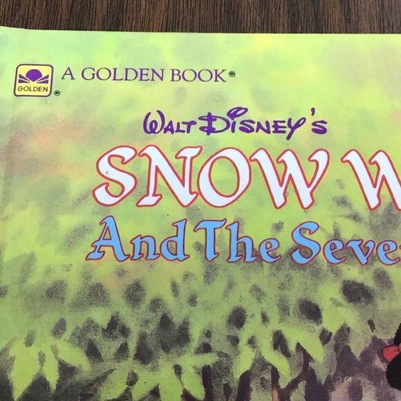 Vintage Walt Disney, Snow White, and the seven dwarfs a golden book 1984 edition - Picture 2 of 6